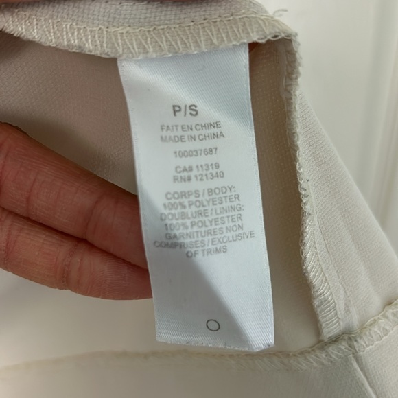 Lightweight Flowy Beige/White Blazer - Picture 3 of 7